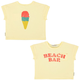 Piupiuchick T-shirt Geel IJs Beach Bar