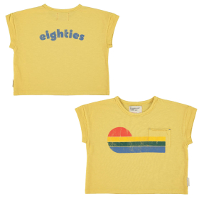 Piupiuchick T-Shirt Geel/Rood/Groen Eighties