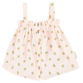 Piupiuchick Top Roze Bloemenprint