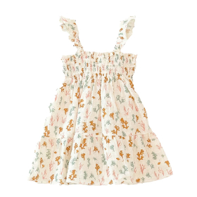 Play Up Jurk Creme Bloemenprint Baby