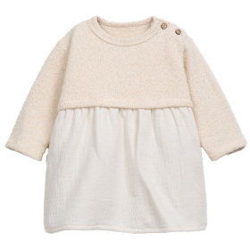 Play Up Jurk Creme Mixed Pencil Baby