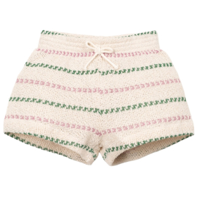 Play Up korte broek beige roze strepen baby