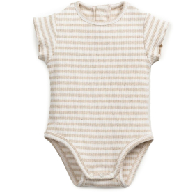 Play Up Romper Beige/Creme Strepen