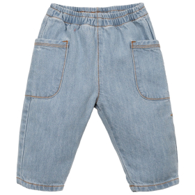 Play Up spijkerbroek blauw opgestikte zakken baby