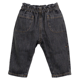 Play Up Spijkerbroek Grijs Ruffle Grafite