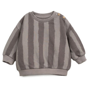 Play Up Sweater Grijs Strepen Light Grey Baby