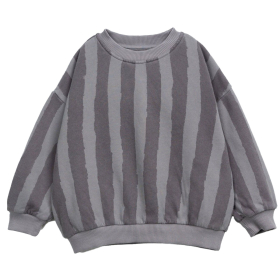 Play Up Sweater Grijs Strepen Light Grey