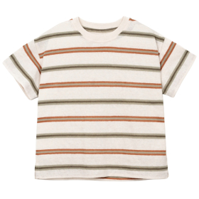 Play Up t-shirt beige/groen strepen