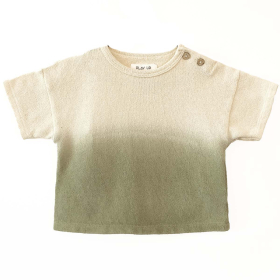 Play Up T-shirt Creme/Groen Baby