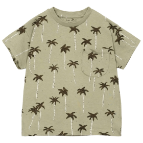 Play Up T-shirt groen palmbomen
