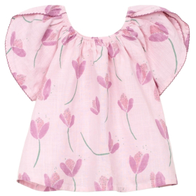 Play Up t-shirt roze bloemen