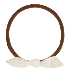 Quincy Mae Haarband Bruin Naturel Strik