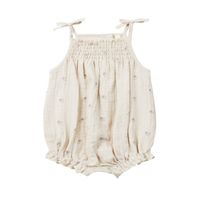 Quincy Mae Romper Creme Bloemenprint