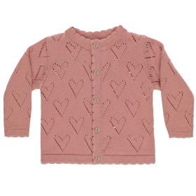 Quincy Mae Vest Roze Hart Pointelle