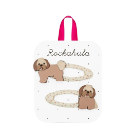 Rockahula Haarclips Beige/Creme Honden 2 Stuks
