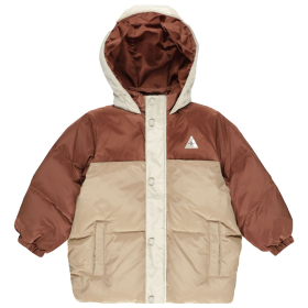 Rylee & Cru Winterjas Bruin/Beige/Creme