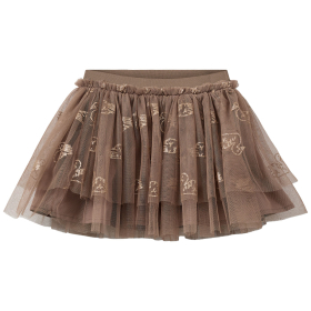 Sofie Schnoor Rok Bruin Zwaantjes Tule