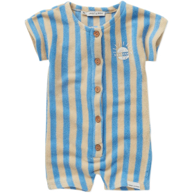Sproet & Sprout Jumpsuit Beige/Blauw Strepen