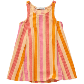 Sproet & Sprout Jurk Beige/Oranje/Roze Strepen