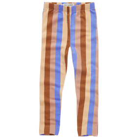 Sproet & Sprout Legging Beige/Bruin/Blauw Strepen