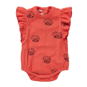 Sproet & Sprout Romper Roze Schelpenprint