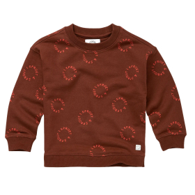 Sproet & Sprout Sweater Bruin/Rood