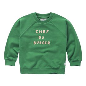 Sproet & Sprout Sweater Groen Chef Du Burger