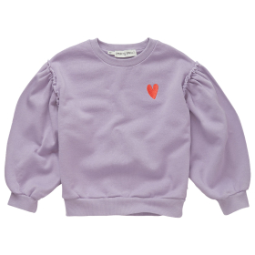 Sproet & Sprout Sweater Paars Hart