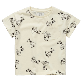 Sproet & Sprout T-Shirt Creme Sterke Man