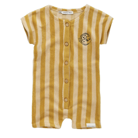 Sproet & Sprout Jumpsuit Geel/Beige Strepenprint