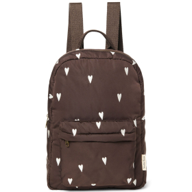 Studio Noos Rugzak Puffy Bruin Hartjes Midi