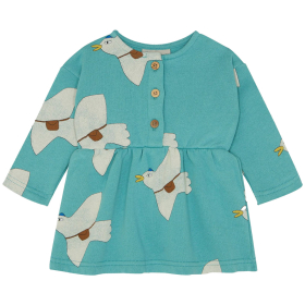 The Campamento Jurk Blauw Vogel Baby