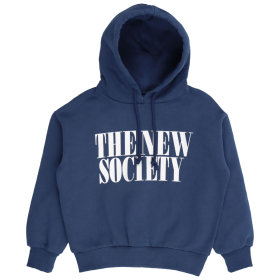 The New Society Hoodie Blauw The New Society
