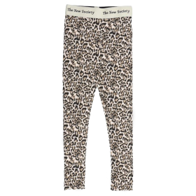 The New Society Legging Beige/Bruin Tijgerprint