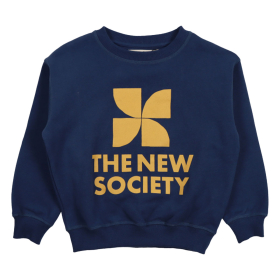 The New Society Sweater Blauw The New Society