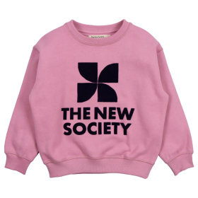 The New Society Sweater Roze The New Society
