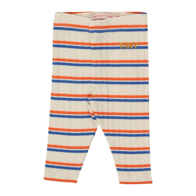 Tiny Cottons Legging Creme/Blauw/Rood Strepen