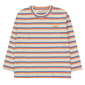 Tiny Cottons Longsleeve Creme/Blauw/Rood Strepen