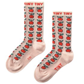 Tiny Cottons Sok Roze/Rood Appels