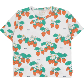 Tiny Cottons T-Shirt Creme/Rood/Groen Aardbeien