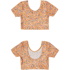 Tiny Cottons Top Roze/Geel/Blauw Bloemen