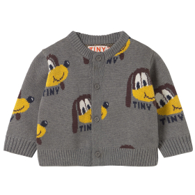 Tiny Cottons Vest Grijs/Bruin Pluto Tiny