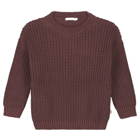 Yuki Gebreide Trui Bruin Fig