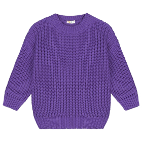 Yuki Gebreide Trui Paars Amethyst