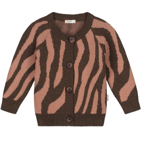 Yuki Vest Roze/Bruin Zebraprint