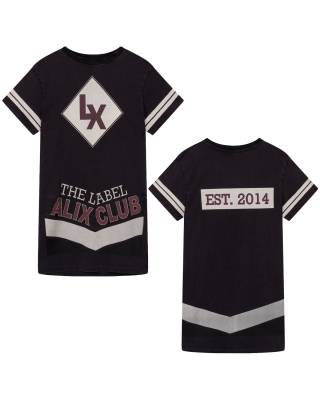 Alix Mini jurk grijs LX The label club Alix