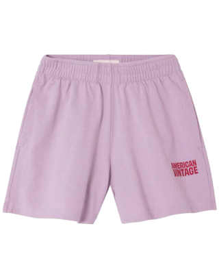American Vintage korte broek paars lilas pastel