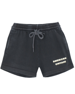 American Vintage korte broek zwart noir