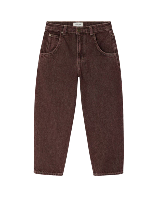 American Vintage Oshow spijkerbroek Raisin met ballonpasvorm en vijf zakken