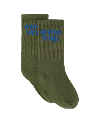 American Vintage sokken groen Clypsun khaki